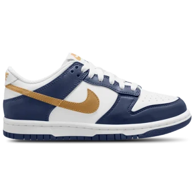 Nike Kids' Boys  Dunk Low In Gold/blue