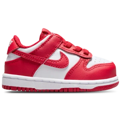 Nike Kids' Boys  Dunk Low In University Red/white