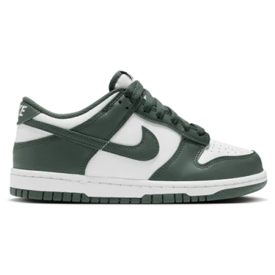 Nike Kids' Boys   Dunk Low In Vintage Green/white