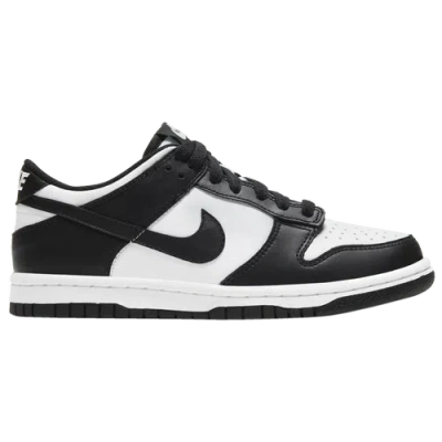 Nike Kids Black Dunk Low Little Kids Sneakers In White
