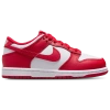 Nike Boys   Dunk Low In White/university Red