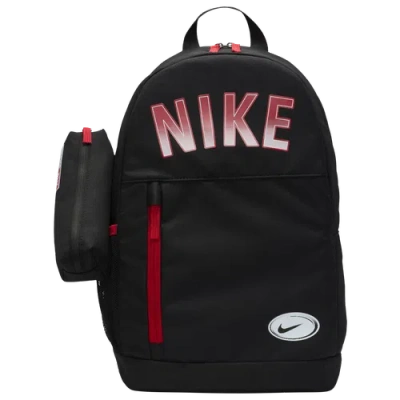 Nike Kids' Boys  Elemental Backpack In Black/university Red/anthracite