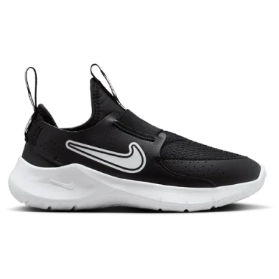 Nike Kids' Flex Runner 3 Slip-on Shoe In Black/white