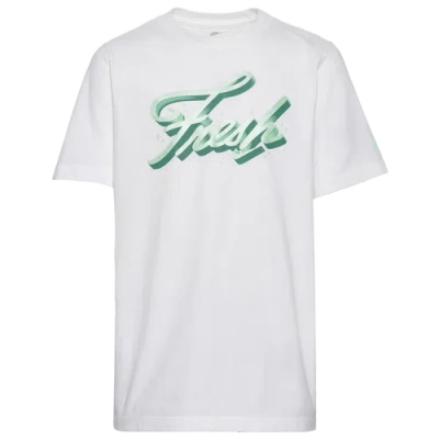Nike Kids' Boys  Fresh T-shirt In White/white