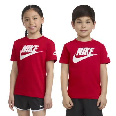 Nike Kids' Boys  Futura Evergreen Short Sleeve T-shirt In Red/white