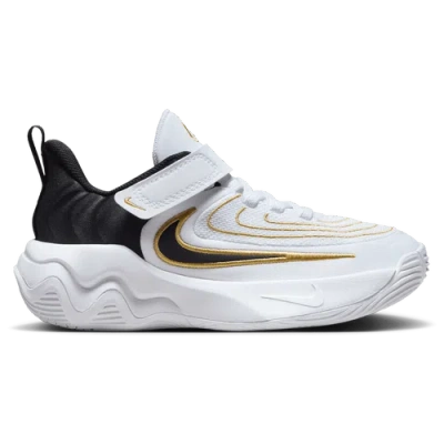 Nike Kids' Boys  Giannis Immortality 4 In White/black/metallic Gold