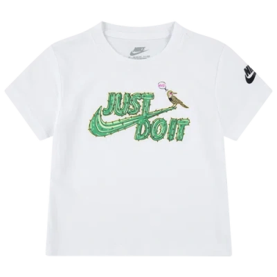 Nike Kids' Boys  Graphic Icon T-shirt In White/white
