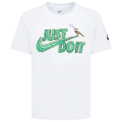 Nike Kids' Boys  Graphic Icon T-shirt In White/white