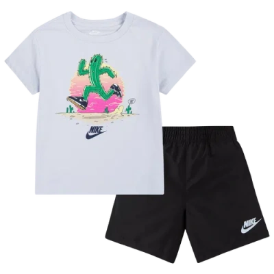 Nike Kids' Boys  Grow For It Shorts Set In Black/black
