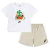 Nike Boys  Grow For It Shorts Set In Brown/sanddrift