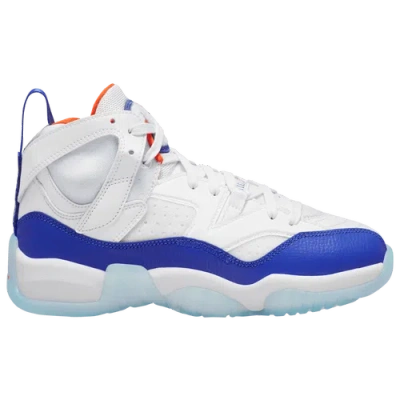 Nike Kids' Boys  Jumpman Two Trey In White/hyper Royal/safety Orange