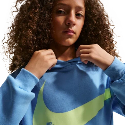 Nike Kids' Boys  Ksw Club Branded Nrg Top In Blue