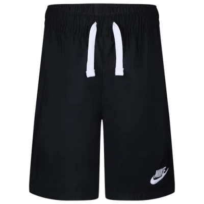 Nike Kids' Boys  Lbr Woven Shorts In Black/white