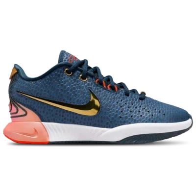 Nike Kids' Boys  Lebron Xxi Se In White/navy/gold