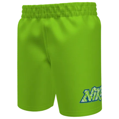 Nike Kids' Boys  Logo 5 Inch Swim Shorts In Green/green