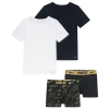 Nike Boys   4 Piece Boxer Brief & Undershirt Set In Multi