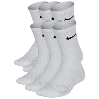 NIKE BOYS NIKE NIKE 6 PACK CUSHIONED CREW SOCKS