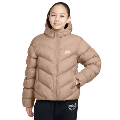 Nike Kids' Boys   Adp Puffer In Neutral