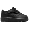 Nike Air Force 1 Le Td "triple Black" Sneakers In Black
