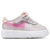 Nike Boys  Air Force 1 Low Easyon In Platinum Violet/arctic Orange/pinksicle