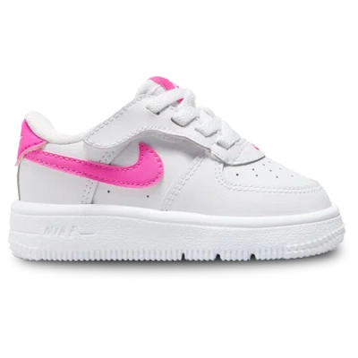 Nike Kids' Boys  Air Force 1 Low Easyon In White/laser Fuchsia