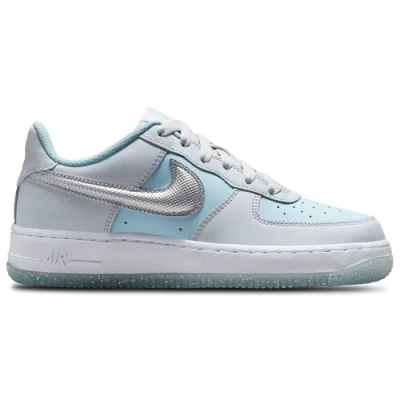 Nike Kids' Boys   Air Force 1 In Silver/grey
