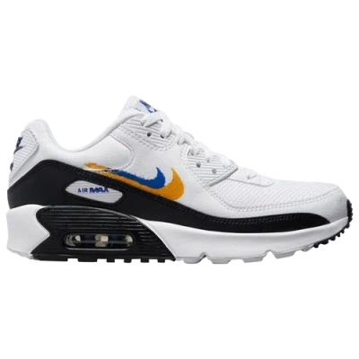 Nike Kids' Boys   Air Max 90 Nn Dsw In White/deep Royal/university Gold