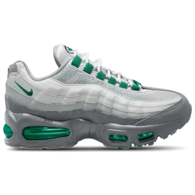 Nike Kids' Boys  Air Max 95 Bb Leather In Smoke Grey/black/malachite