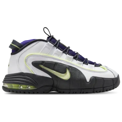 Nike Kids' Boys   Air Max Penny 1 In White/lt Lemon Twist/field Purple