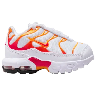 Nike Boys   Air Max Plus Es In Safety Orange/white/university Red