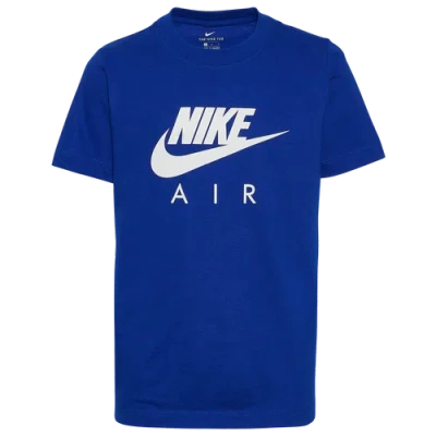 Nike Kids' Boys  Air T-shirt In Blue/white