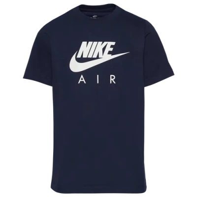 Nike Kids' Boys   Air T-shirt In White/blue