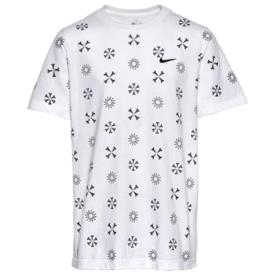 Nike Mens  Monogram 23 All Over Print T-shirt In White