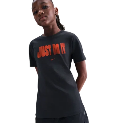 Nike Kids' Boys   Calling Just Do It T-shirt In Black