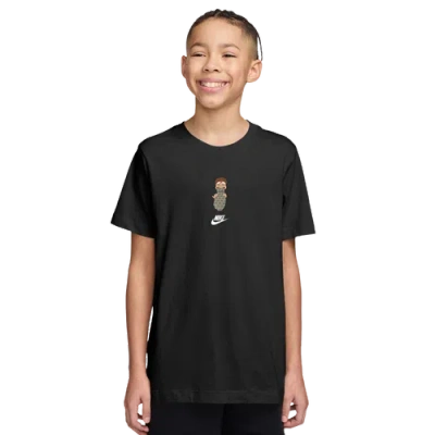 Nike Kids' Boys   Club Fam T-shirt In Black