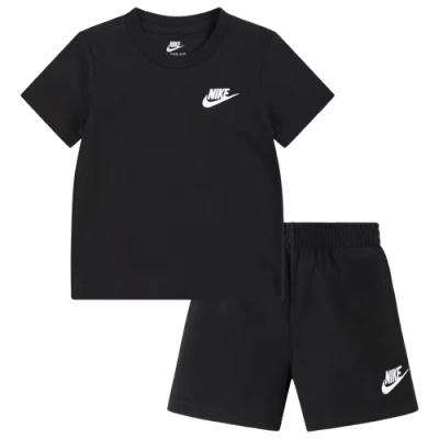 Nike Kids' Boys   Club Lbr Knit Shorts Set In Black