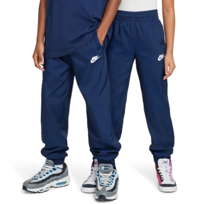 Nike Kids' Boys   Club Woven Lbr Joggers In Blue