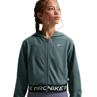 Nike Kids' Boys   Dri-fit Full-zip Fleece Hoodie In Green