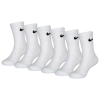 Nike Boys   Dri-fit Performance Basic Crew Socks In White/white