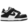 Nike Big Kids Black & White Dunk Low Sneakers In Black/white/white