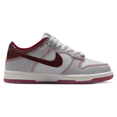 Nike Kids' Boys  Dunk Low Lv8 1 In Burgundy Crush/wolf Grey/pure Platinum