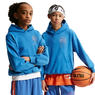 Nike Kids' Boys   Flc Oversized Hoodie Hbr In Blue