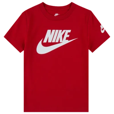 Nike Kids' Boys   Futura Evergreen T-shirt In University Red/white