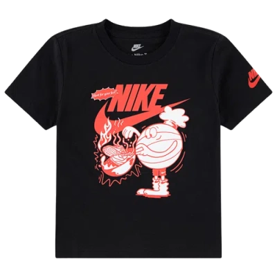 Nike Kids' Boys   Heat For Your Feet Graphic T-shirt In Black
