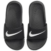 Nike Boys   Kawa Slides In Black/white