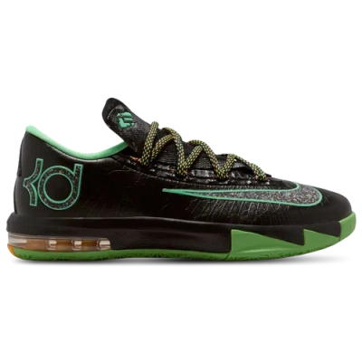Nike Kids' Boys  Kd Vi In Black/lucid Green/multi