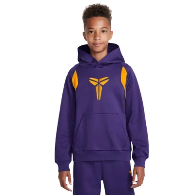 Nike Kids' Boys   Kobe Tf Fundamental Pullover Hoodie Pd In Court Purple