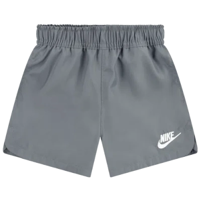 Nike Kids' Boys   Lbr Woven Shorts In White/grey