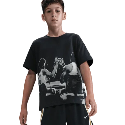 Nike Kids' Boys   Lebron Air Max 90 Graphic T-shirt In Black
