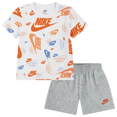 Nike Kids' Boys   Lightweight Aop Fitted Shorts Set
